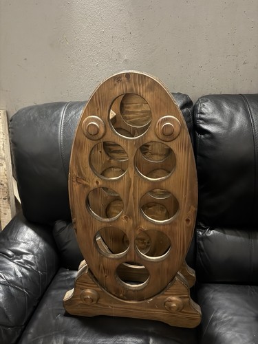 Porte bouteilles bois ovale - porte-bouteilles, en