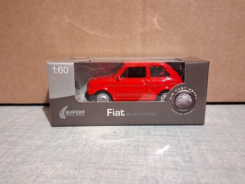 Welly fiat 126 red - welly, super9