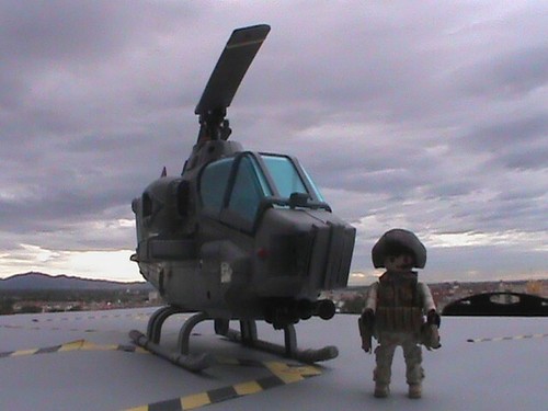 Playmobil custom hélicoptère - playmobil,