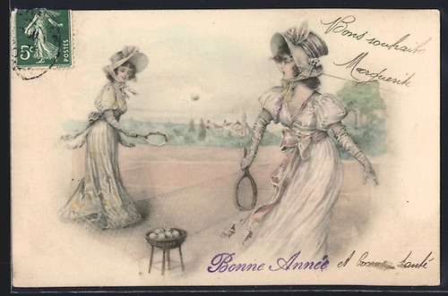 Carte postale deux - carte, femmes