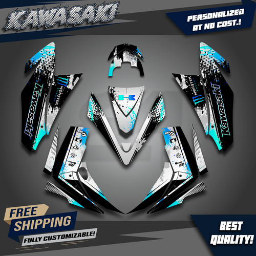 Kawasaki kfx 450 450r - 450, graphics