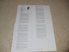 Klipsch Klipschorn Review, 4 pgs, 2001, Specs, Info