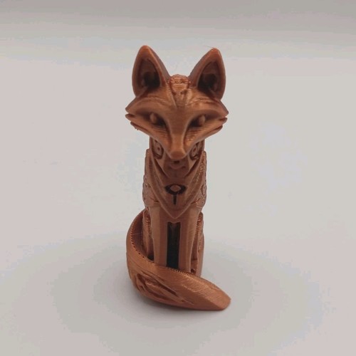 Renard décoratif imprimé - , 3d