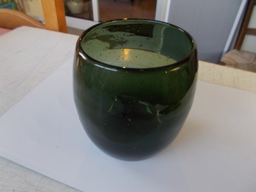 Vase verre soufflé - ,