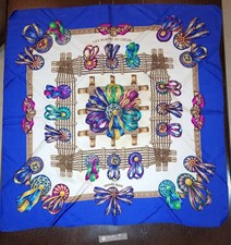 Hermes Scarf silk Carre 90cm x 90cm les rubars du cheval