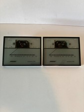 VINTAGE ORIGINAL SET OF 2 BOSE 1801 VU METERS MODUTEC USA PAIR UNTESTED