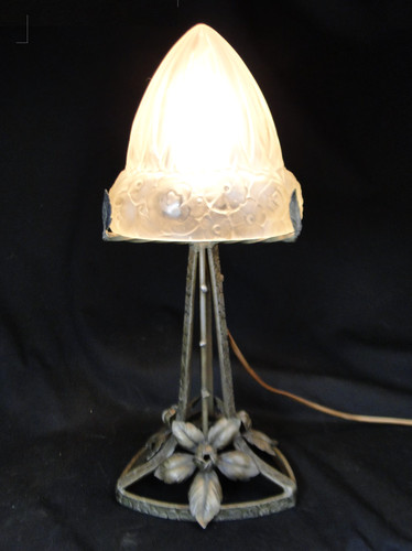 Belle lampe art deco - lampe, forge