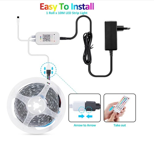Ruban led rgb 10m - ruban,