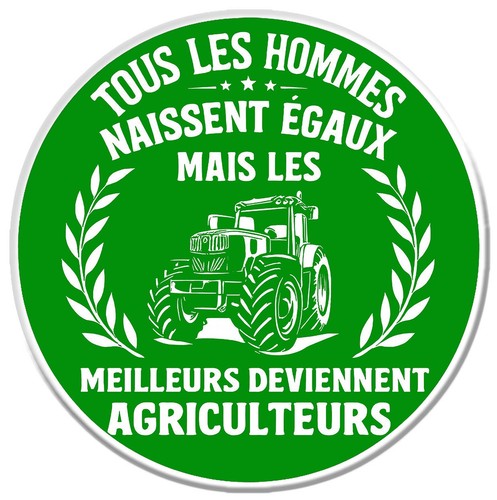 Sticker tracteur agriculteur - tracteur,