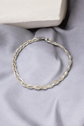 Bracelet argent 925 chaines - argent,