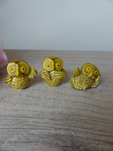 Lot hiboux miniatures - lot, 3