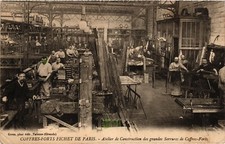 France, Paris, Coffres-Forts Fichet de Paris Safe Factory Interior, Old Pc (874)