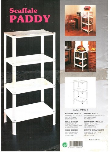 Thermpoplastic étagère paddy - thermpoplastic,