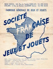 Advertising Games & Toys Society - Boxes - Horses Billiards Loto Dinette...