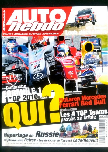 Auto hebdo 2010 les - hebdo,