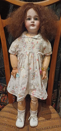 Poupée ancienne porcelaine - poupée, en