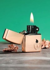 ZIPPO ★ SOLID COPPER (Armor - Black insert - Limited edition)
