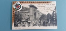 PARIS LE BOULEVARD SAINT DENIS COAT OF ARMS ANIME STAMP 1904 75