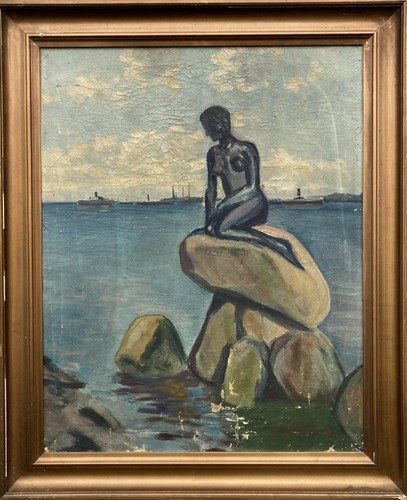 Peinture marine port - port, de