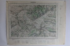 Ancienne Carte IGN Bourgoin 1/50000 type 1922 (74597)