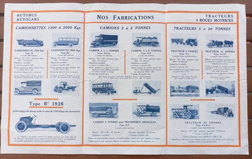 1925 dépliant prospectus - 1925,