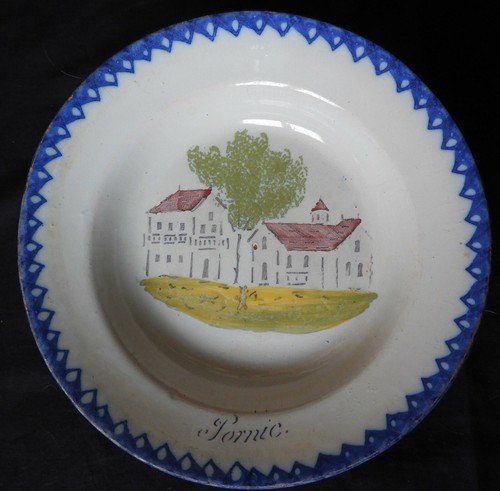 Assiette ancienne faïence