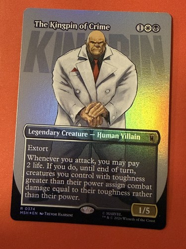 Mtg marvel the - —, kingpin