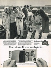 1971 POLAROID ADVERTISEMENT Instant Camera