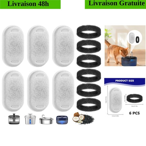 Filtre fontaine eau - eau, chat
