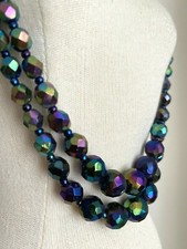 Collier Vintage en Verre