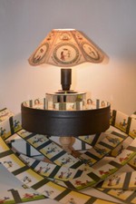 Réplique du Praxinoscope d’Emile Reynaud avec lampe et ses dix bandes à animer