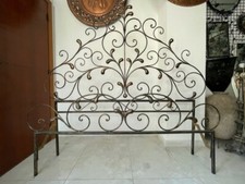 Lit Double Fer Forgé Boucles