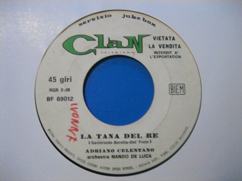 Celentano tana del re - celentano, re"