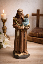 Statue ancienne en plâtre –