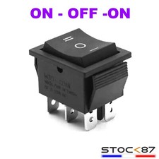 996D# KCD4  interrupteur à bascule 16A 2 RT 3 positions ON-OFF-ON