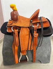Western Saddle Roping Ranch Work Equestrian Trail Horse Wade Tree A Fork Premium