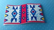 Playmobil Western - *Indian rug white red blue for the decor of the Tepee