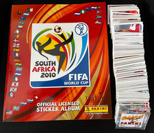PANINI SET COMPLET WORLD CUP AFRICA 2010 + EMPTY ALBUM SOUTH AMERICA VERSION