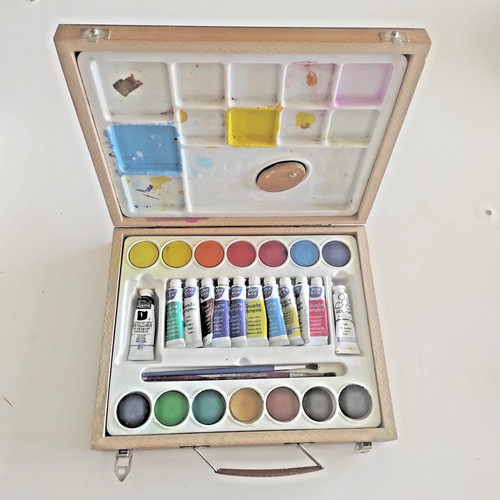 Boite peinture bois de - peinture,