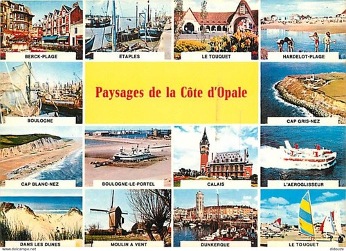 Carte postale cote - -,