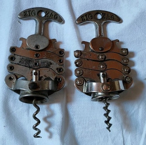 Anciens tire bouchon zig zag - anciens,