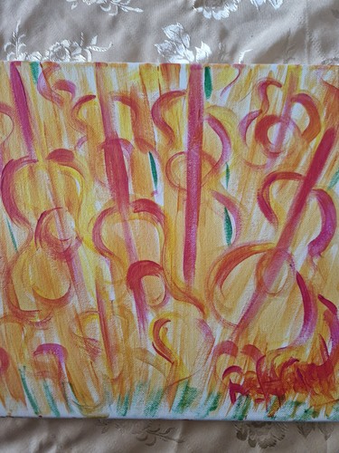 Peinture tableau violons - tableau,