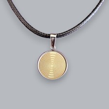 Pendentif Énergie LAKHOVSKY Rond Couleur Argent