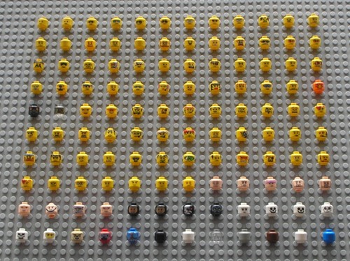 Lego tête personnage minifig - personnage,
