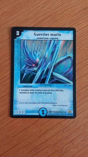 Carte duel masters - masters, guerrier