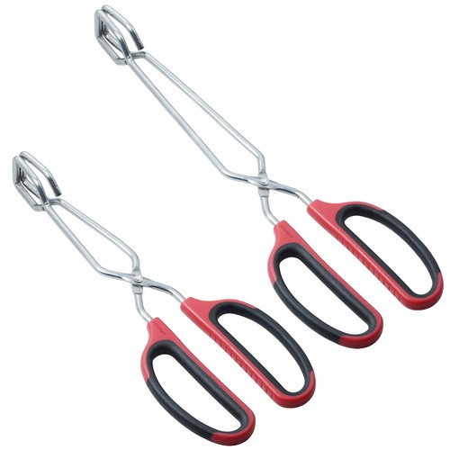 Stainless steel scissor tongs - stainless,
