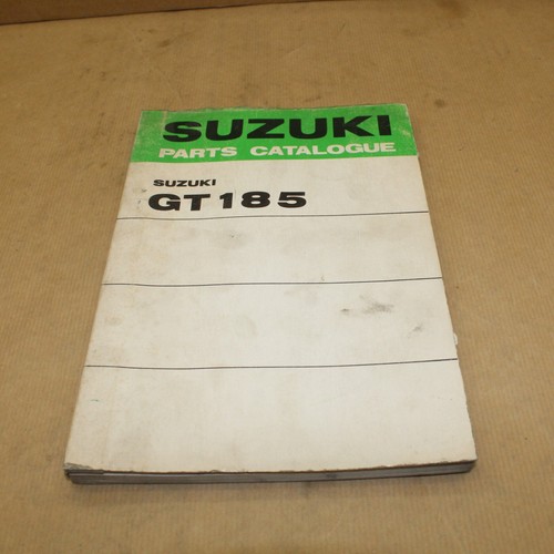 Parts list suzuki 185 - list, 1974