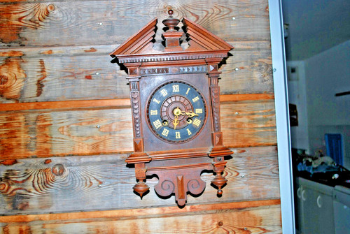 Horloge ancienne forêt noire - forêt,