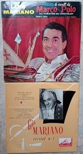 Lot de 2 anciens disques vinyles LP 25 cm LUIS MARIANO    CA0x