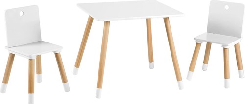 Ensemble table chaises - ensemble,